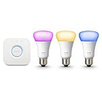Philips Hue White & Color Ambiance 3-Bulb Starter Kit (Refurbished) $85 + Free Shipping