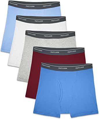 Fruit of the Loom Boys' 5 Pack Assorted Print Boxer Briefs $5.60 @ Amazon (Multiple Sizes Available)