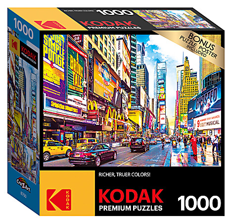 Cra-Z-Art Kodak 1000-Piece Traditional Old Building And Tulips In Amsterdam Jigsaw Puzzle
