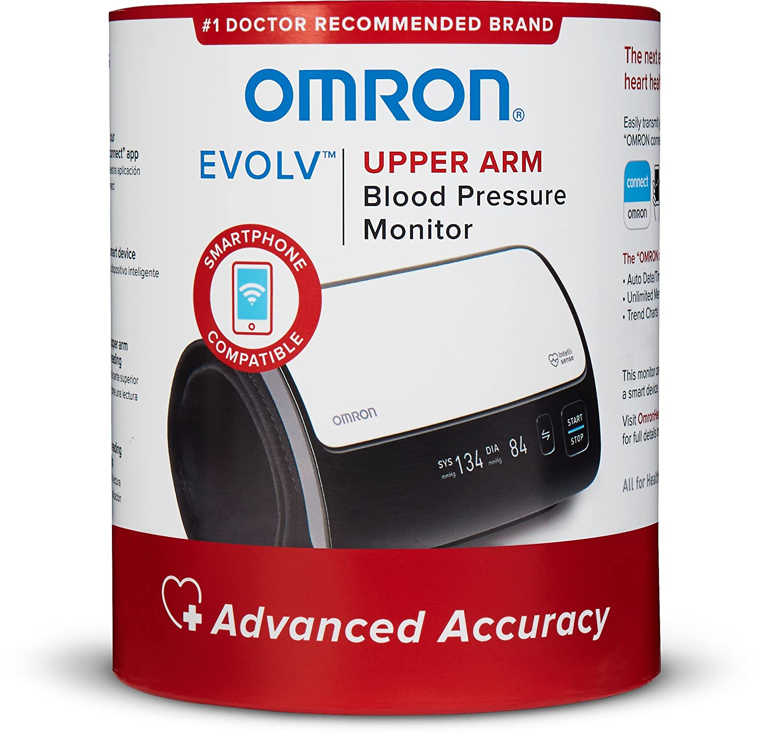 Omron Evolv Wireless Upper Arm Blood Pressure Monitor Cuff @ 6-month low price at Amazon $66.15 $69.99 Best Buy