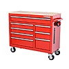 42&amp;quot; Husky 8-Drawer Red Mobile Workbench Cabinet w/ Solid Wood Top $298 + Free Curbside Pickup