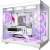 PCCOOLER CPS C3 T500 6x ARGB Fan Dual-Chamber Mid-Tower ATX Computer Case (White) $70 + Free Shipping