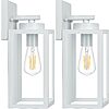 2-Pack 12.8&amp;quot; BesLowe Outdoor Wall Light Fixtures (Gray) $26.99 + Free Shipping w/ Prime