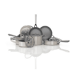 12-Piece Ninja NeverStick Ceramic Pro Cookware Set (Stone) $144 + Free Shipping