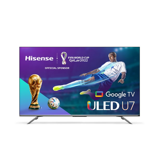 55" Hisense U7H Series 4K Quantum ULED Smart Google TV $498 + Free Shipping at Walmart