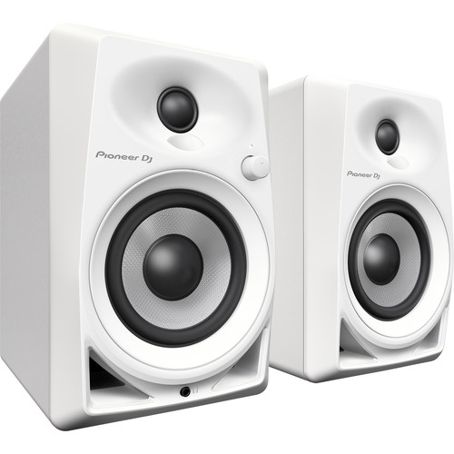 4" Pioneer DJ DM-40-W Two-Way Active Studio Monitors (White; Pair) $99 + Free Shipping