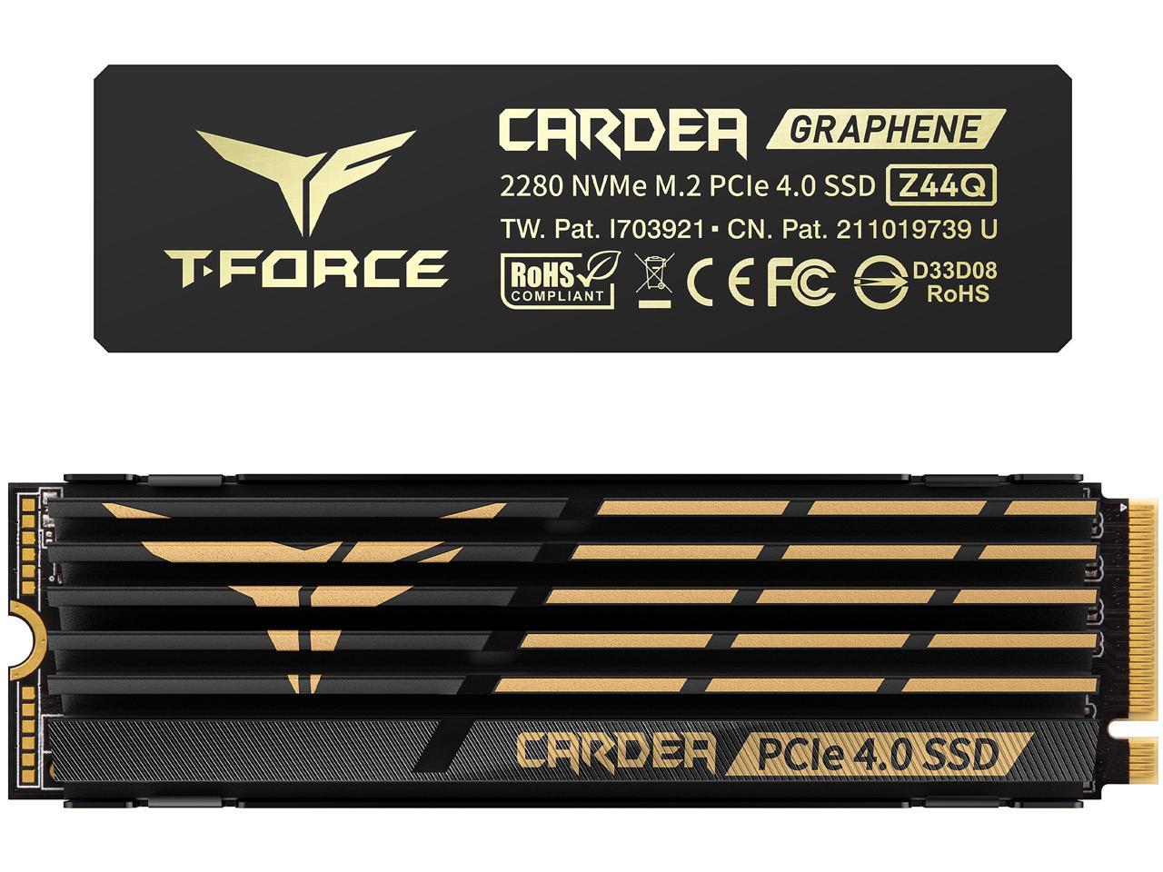 2TB Team Group T-FORCE CARDEA Z44Q (5,000MB/s Read 4,000MB/s Write) Gen 4 NVMe M.2 QLC Internal Solid State Drive $110 + Free Shipping