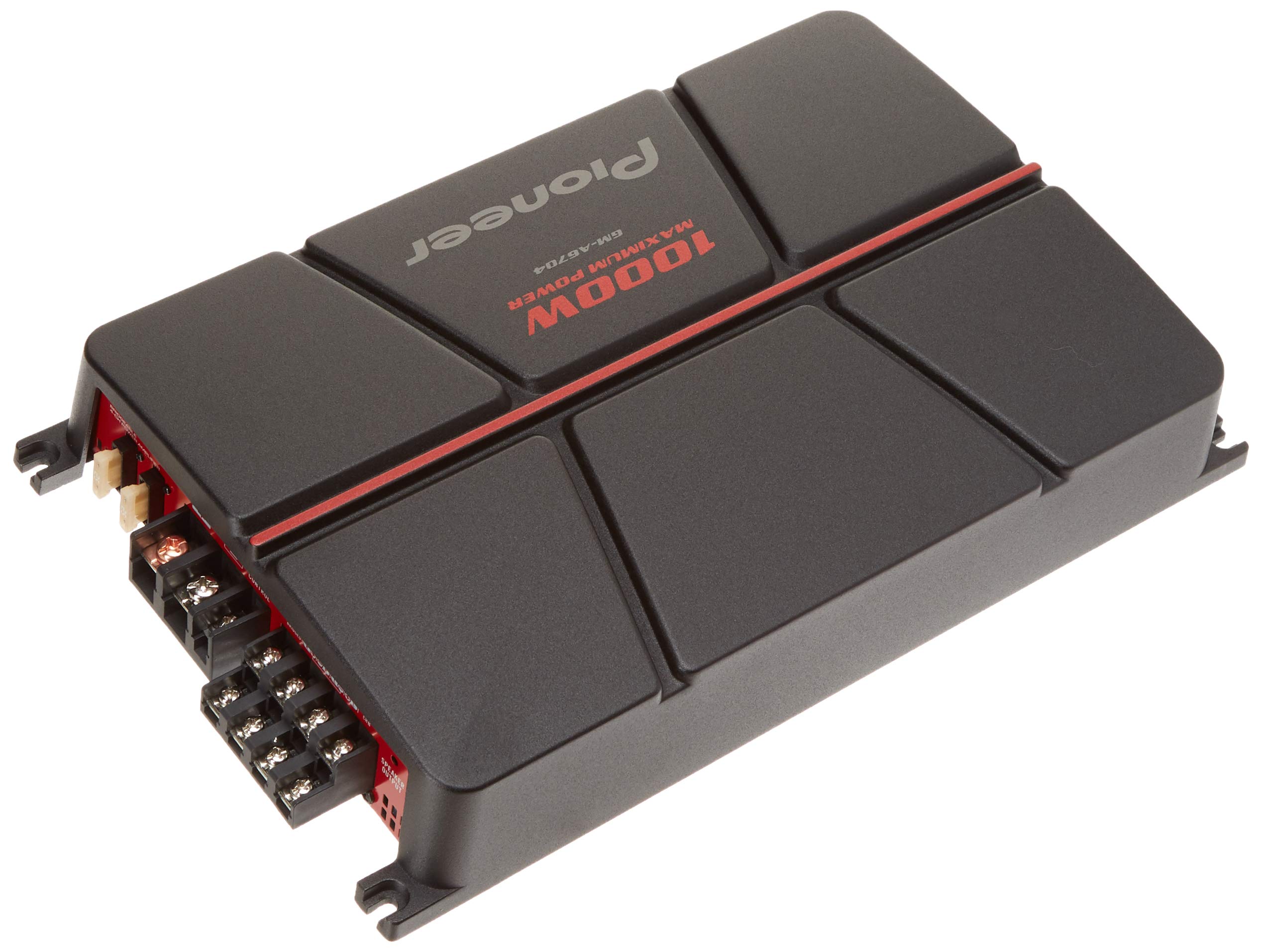 pioneer gm a6704 4 channel 1000w bridgeable amplifier for speakers subwoofer