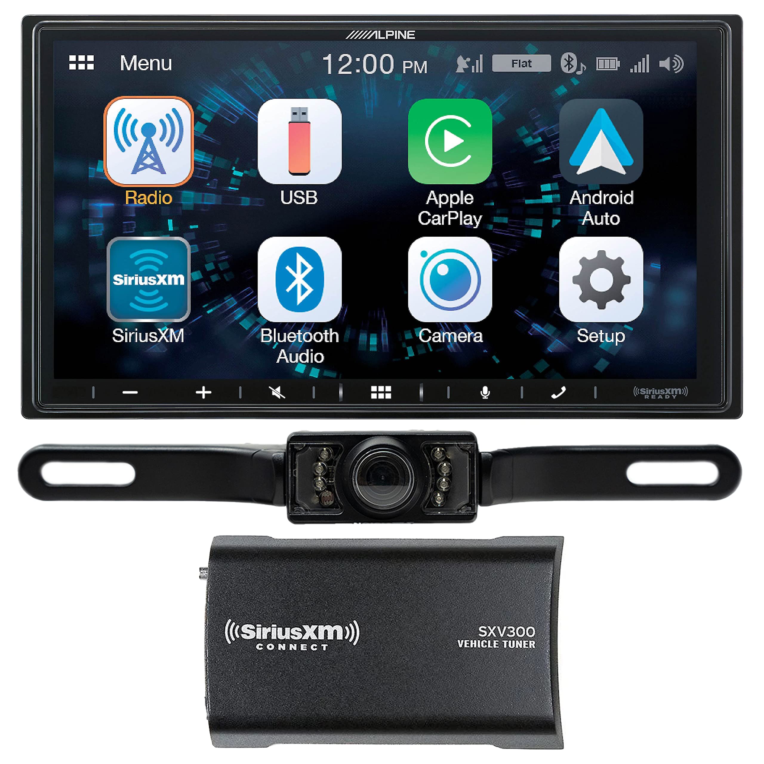 7" Alpine iLXW650 ShallowMount Double Din Multimedia Receiver