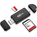 Cococka 3-in-1 USB 2.0 Micro SD Card Reader $3.60