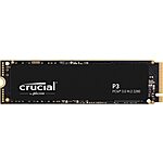 2TB Crucial P3 NVMe PCIe 3.0 M.2 Internal SSD $89 + Free Shipping