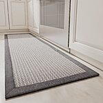Amazon Lightning Deal: Gray Anti-Skid Twill Kitchen Floor Mats: 20&quot; x 32&quot; $10, 24&quot; x 40&quot; $20 + Free Shipping w/ Prime or on $25+