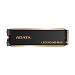 Amazon Lightning Deal: 2TB ADATA Legend 960 Max w/ Heatsink PCIe Gen4x4 NVMe M.2 Internal Solid State Drive $100 + Free Shipping