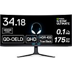 34&quot; Alienware AW3423DW 1440p 175hz Curved QD-OLED Gaming Monitor $890 + Free Shipping