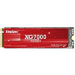 2TB KingSpec XG 7000 TLC PCIe 4.0x4 NVMe Solid State Drive w/ Graphene Heatsink $124 + $10 GC + Free Shopping