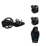 Logitech G923 Trueforce Racing Wheel System (Xbox/Playstation/PC) + Gloves + 2 x Driving Force Shifter $271.98 + Free S&amp;H
