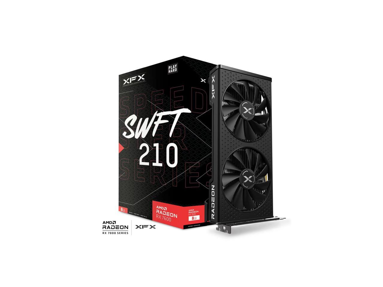 XFX Speedster SWFT210 Radeon RX 7600 Core Gaming Graphics Card $230 + Free Shipping