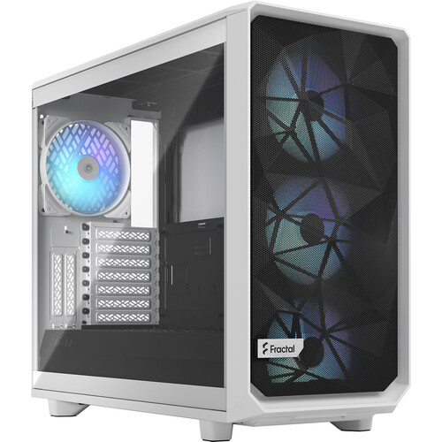 Fractal Design Meshify 2 RGB Mid-Tower Case (White, Clear Glass) $115 + Free Shipping