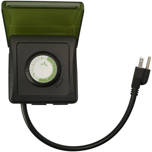 Woods Outdoor 24-Hour Heavy Duty Mechanical Plug-In Timer $3 + Free Shipping w/ Walmart+ or $35+