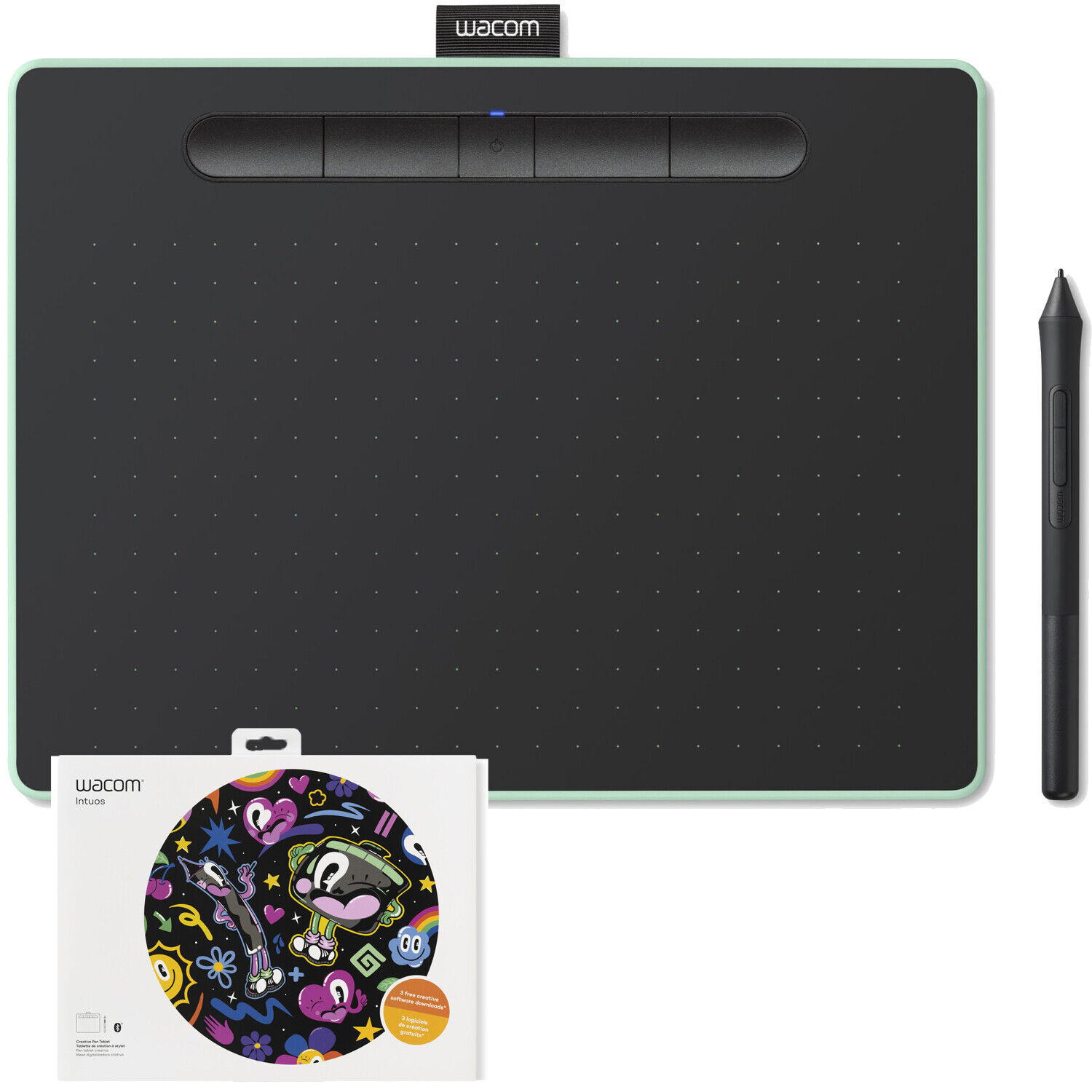 (Cert Refurb) Wacom Intuos Creative Pen Tablet w/ Bluetooth (Medium; Green) $51 + Free Shipping