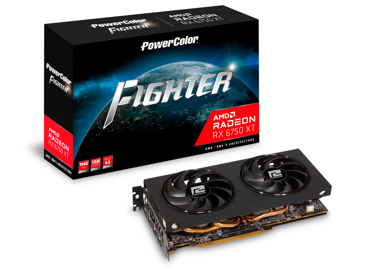 PowerColor Fighter Radeon RX 6750 XT 12GB Desktop Graphics Card $300 + Free Shipping