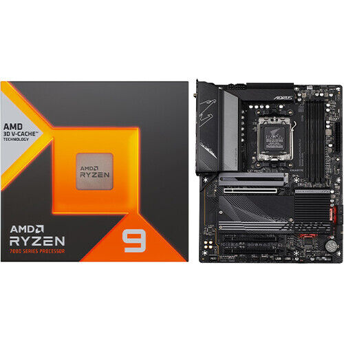 AMD Ryzen 9 7900X3D Desktop Processor + Gigabyte B650 Aorus Elite AX Motherboard $500 + Free Shipping