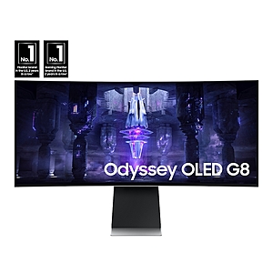 Samsung EDU/EPP: 34" Samsung G85SB OLED UWQHD 175Hz Curved Smart Gaming Monitor $643 + Free Shipping