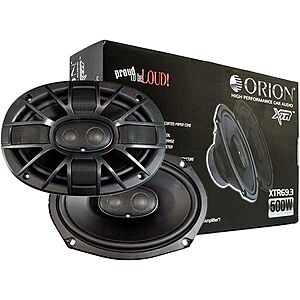 6x9" Orion XTR Series 3-Way Coaxial High Performance Car Audio Speakers $  88 + Free Shipping