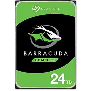 24TB Seagate BarraCuda 7200 RPM SATA 6.0Gb/s 3.5" Internal Hard Drive $250 or less + Free Shipping