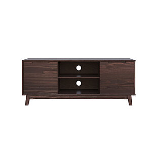 59" Jerred Solid Wood TV Stand (Dark Walnut) $210 + Free Shipping