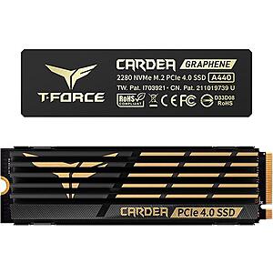 2TB Teamgroup T-Force Cardea A440 M.2 PCIe Gen 4x4 NVMe SSD w/ Heatsink $120 + Free Shipping