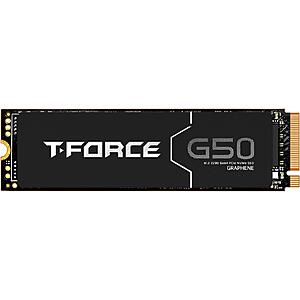 Team Group T-FORCE G50 M.2 2280 PCIe 4.0 x4 NVMe Solid State Drive: 1TB $50, 4TB $200 + Free Shipping