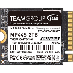 2TB Teamgroup MP44S M.2 2230 Gen 4x4 NVMe Solid State Drive SSD $133 or less + Free Shipping