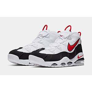 Nike Men's Air Max Uptempo '95 Retro Basketball Shoes (White/Red/Black) $100 + $9 Flat-Rate S/H