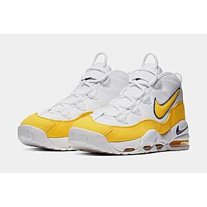 Nike Men's Air Max Uptempo '95 Shoes (White/Amarillo/Court Purple) $100 + $8.95 Shipping