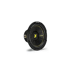 10" Kicker CWCD104 CompC Dual Voice Coil 4-Ohm Car Audio Subwoofer $88.74 + Free Shipping
