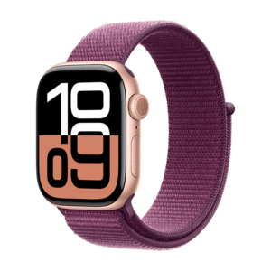 (Open Box) 42mm Apple Watch Series 10 GPS Smartwatch (Rose Gold Case w/ Plum Sport Loop) $242.10 + Free Shipping