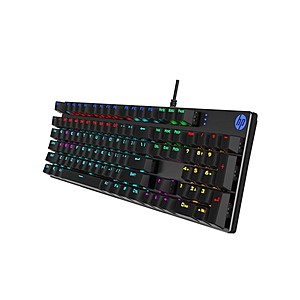 HP GK400F Wired RGB Mechanical Keyboard (Gun Metal) $20 + Free S/H w/ Amazon Prime