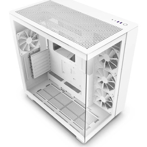 NZXT H9 Flow ATX Mid-Tower Dual Chamber Computer Case (White) $100 + Free Shipping