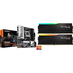Gigabyte B650M Gaming Plus WIFI motherboard + 32GB G.Skill M5 Neo RGB DDR5 Ram $174.98 + Free Shipping