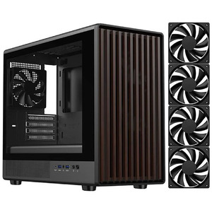 DIYPC Walnut Micro ATX Mid Tower Computer Case $61.15 + Free Shipping
