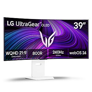 39″ LG Ultragear 240Hz WQHD OLED Curved Gaming Monitor (39GX90SA-W) $896.99 + Free Shipping