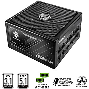 ASRock Steel Legend ATX3.1 80 Plus Gold Modular PSU (Black): 1000W $110, 1200W $140 + Free Shipping