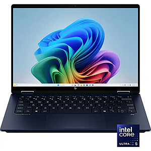 HP OmniBook X Flip Laptop: 14" FHD+ IPS Touch, Intel Ultra 5 226V, Arc 130V, 16GB LPDDR5, 512GB SSD $500 + Free Shipping