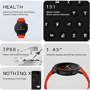 CMF by Nothing Watch 3 Pro Smart Watch w/ 1.43&rdquo; Display (Light Green) $60.91 + Free Shipping