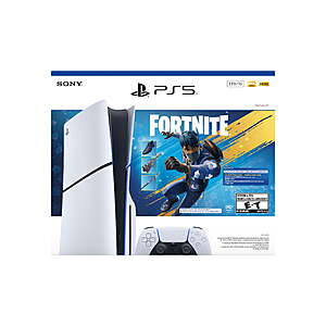 1TB PlayStation 5 Slim Disc Console Fortnite Flowering Chaos Bundle $424 + Free Shipping