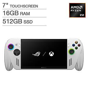 ASUS ROG Xbox Ally: 7" FHD 120Hz, Ryzen Z2 A, 16GB RAM, 512GB SSD + 4 Games $490 (Costco Members) + Free Shipping