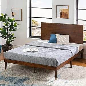 Zinus Raymond 38" Wood Platform Bed Frame w/ Adjustable Wood Headboard (Queen) $279.99 + Free Shipping