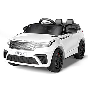 12V Land Rover Electric Car for Kids w/ Parent Remote Control & MP3 Player (White) $190 + Free Shipping