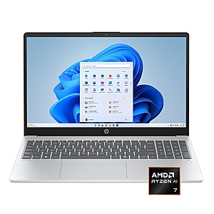 HP OmniBook 3 Laptop: 15.6" FHD, AMD Ryzen AI 7 350, 32GB RAM, 1TB SSD $750 + Free Shipping